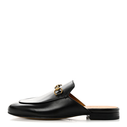 Gucci Calfskin Womens Princetown Slippers 36 Black 1 of 9