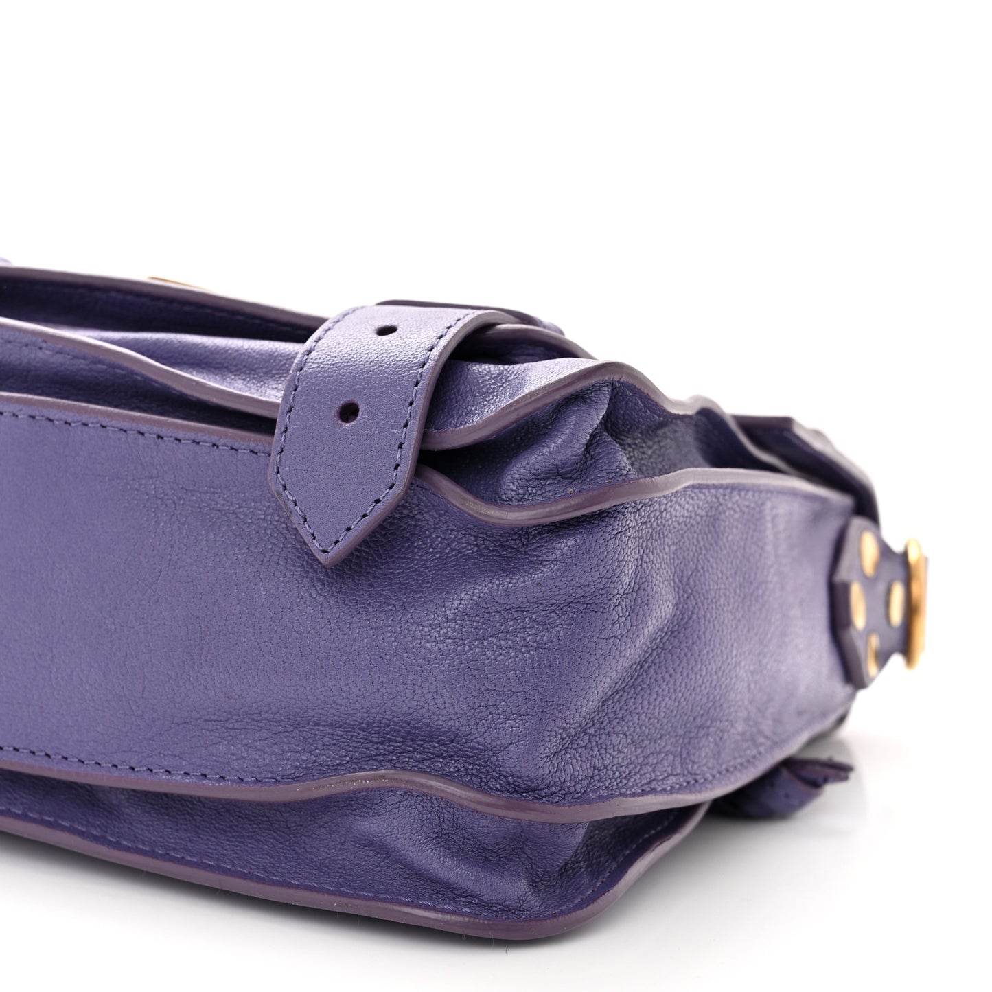 Lambskin PS1 Mini Pouch Messenger Bag Berry