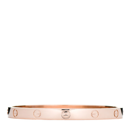 Cartier 18K Pink Gold LOVE Bracelet 18 3 of 5