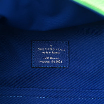 Louis Vuitton Taurillon Illusion Multipockets Backpack Bleu Vert 6 of 8