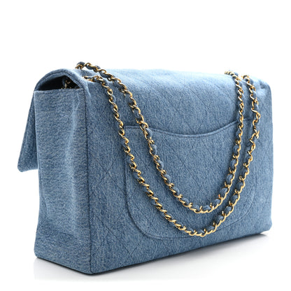 Chanel Denim Small Souplissimo Maxi Flap Blue 3 of 11