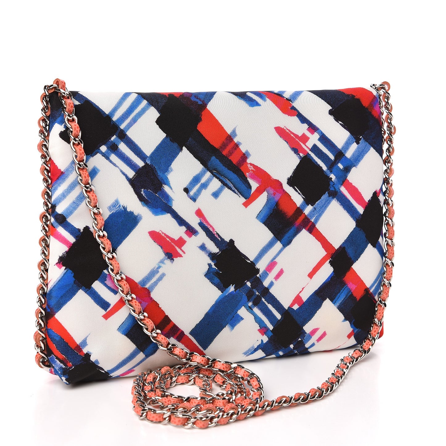 Canvas Printed Airline Crossbody Bag Multicolor