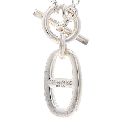 Hermes Sterling Silver Amulette Chaine d'Ancre Necklace 4 of 5