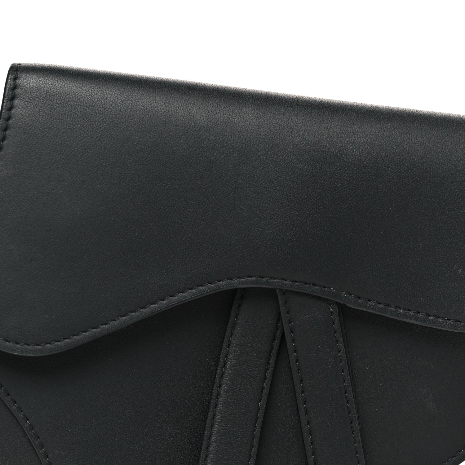 Christian Dior Ultra Matte Calfskin Saddle Belt Bag Black 6 of 8