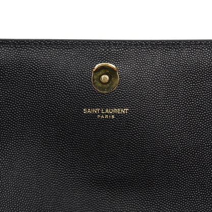 Saint Laurent Grain De Poudre Small Monogram Kate Satchel Black 6 of 7