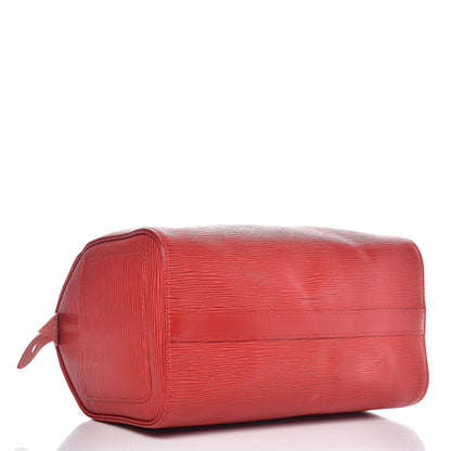 Louis Vuitton Epi Speedy 25 Rouge 4 of 11