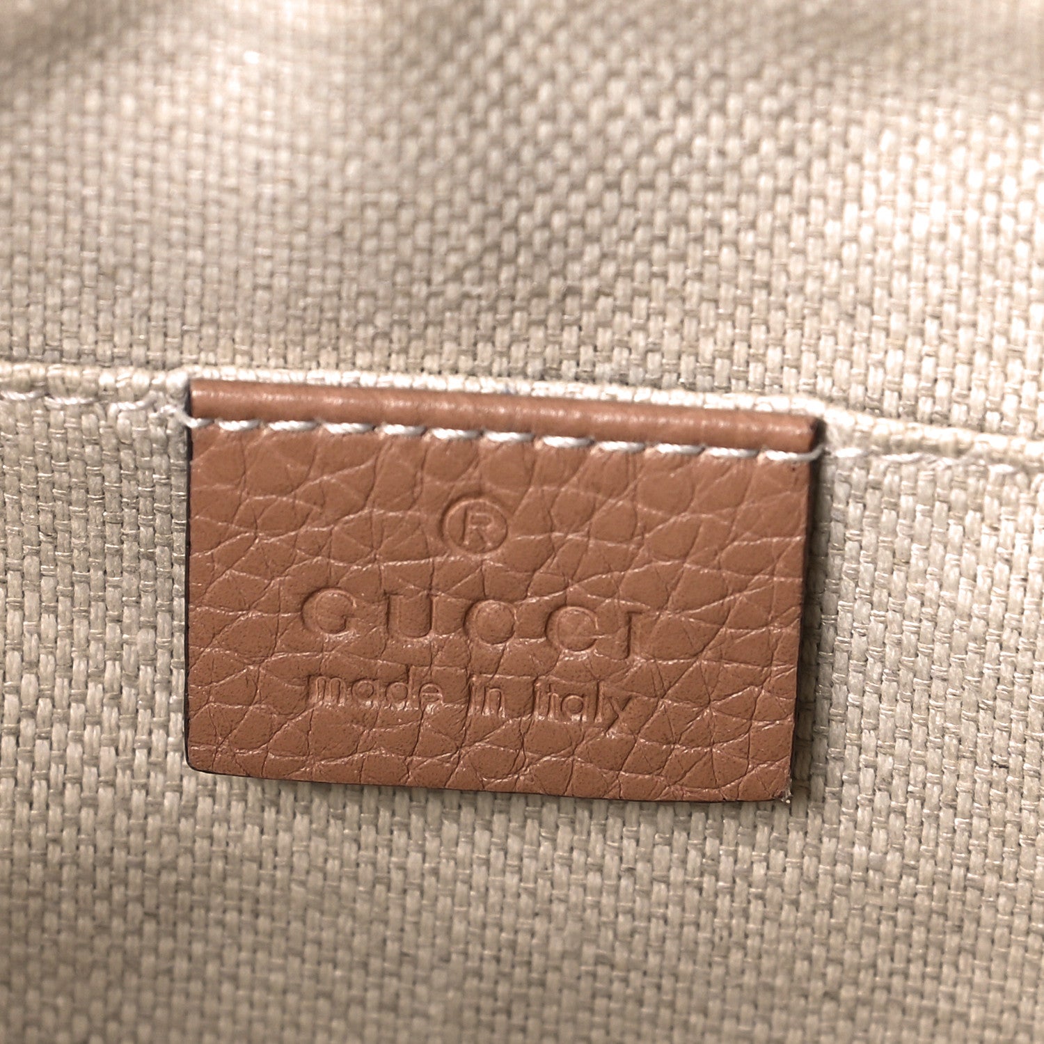 Gucci Pebbled Calfskin Small Soho Disco Bag Camelia 4 of 8