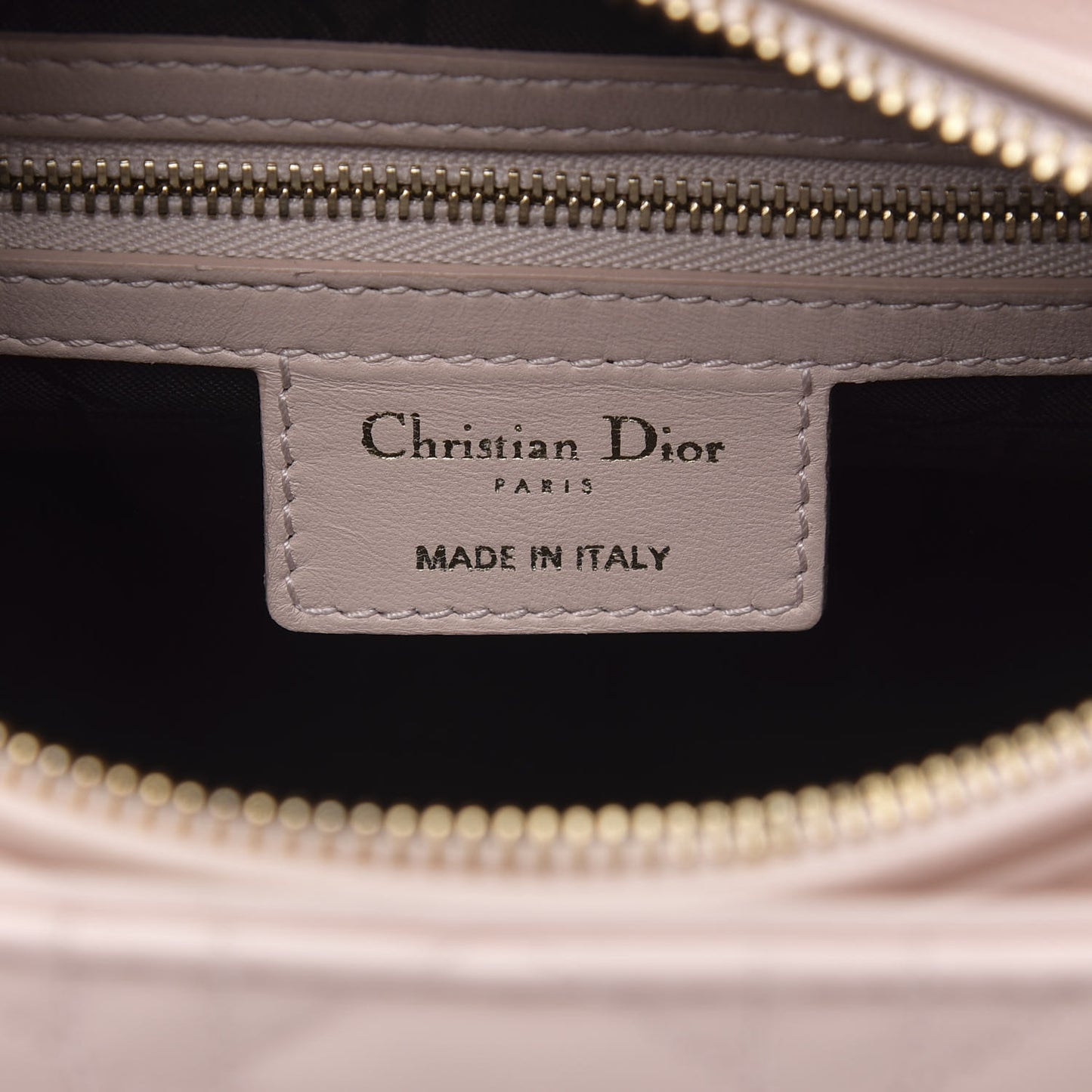 Lambskin Cannage Medium Lady Dior Light Pink