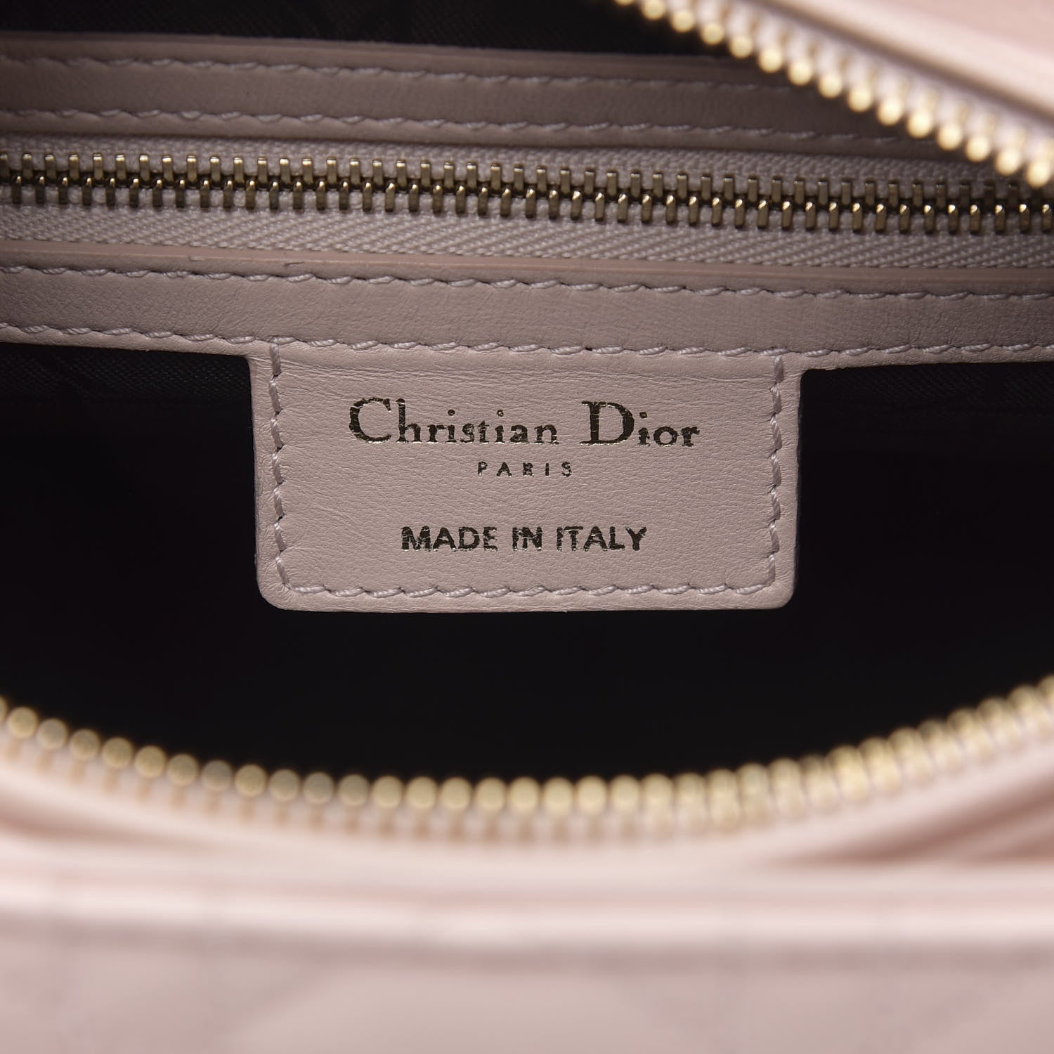 Christian Dior Lambskin Cannage Medium Lady Dior Light Pink 6 of 15
