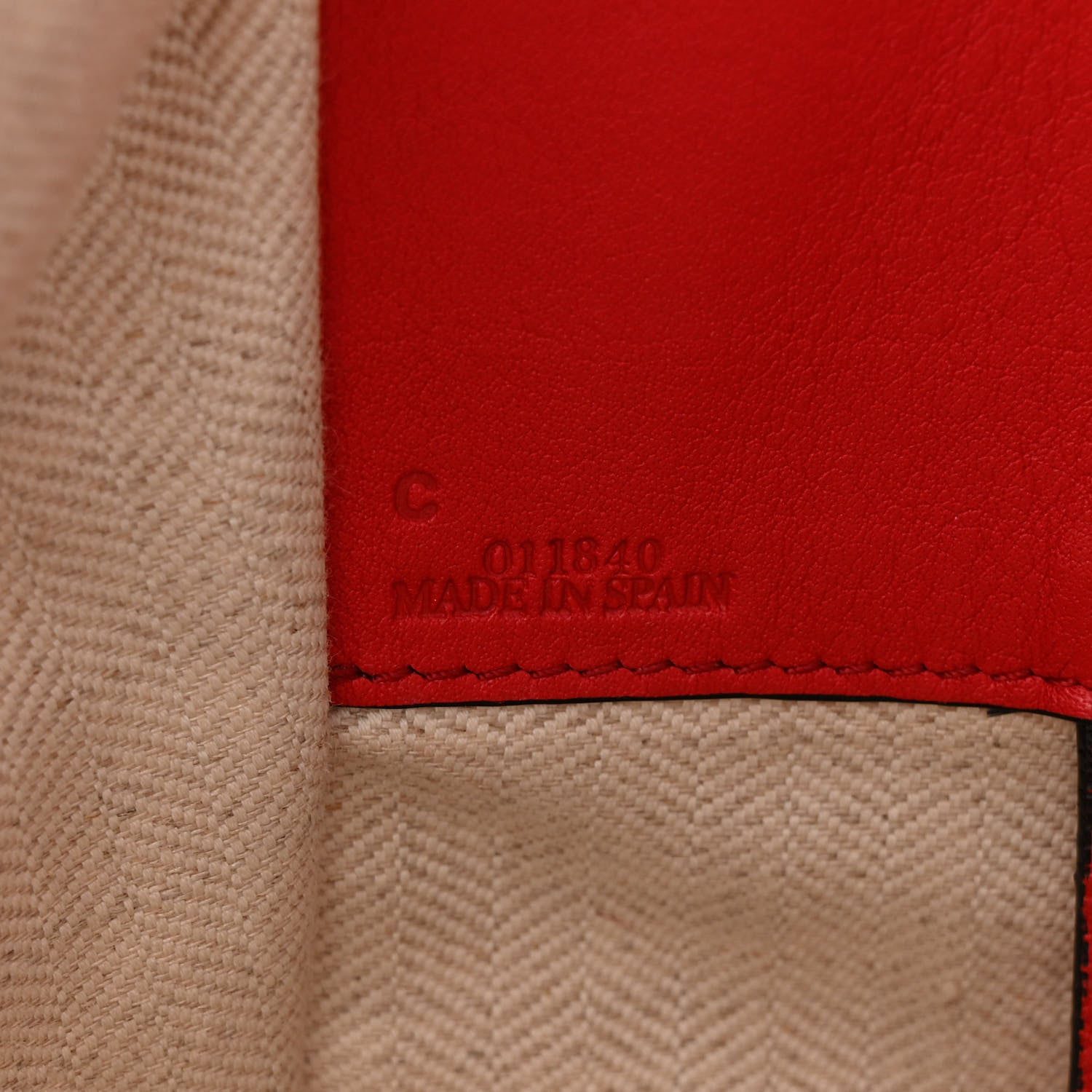 Loewe Calfskin Small Hammock Shoulder Bag Scarlet Red 7 of 11
