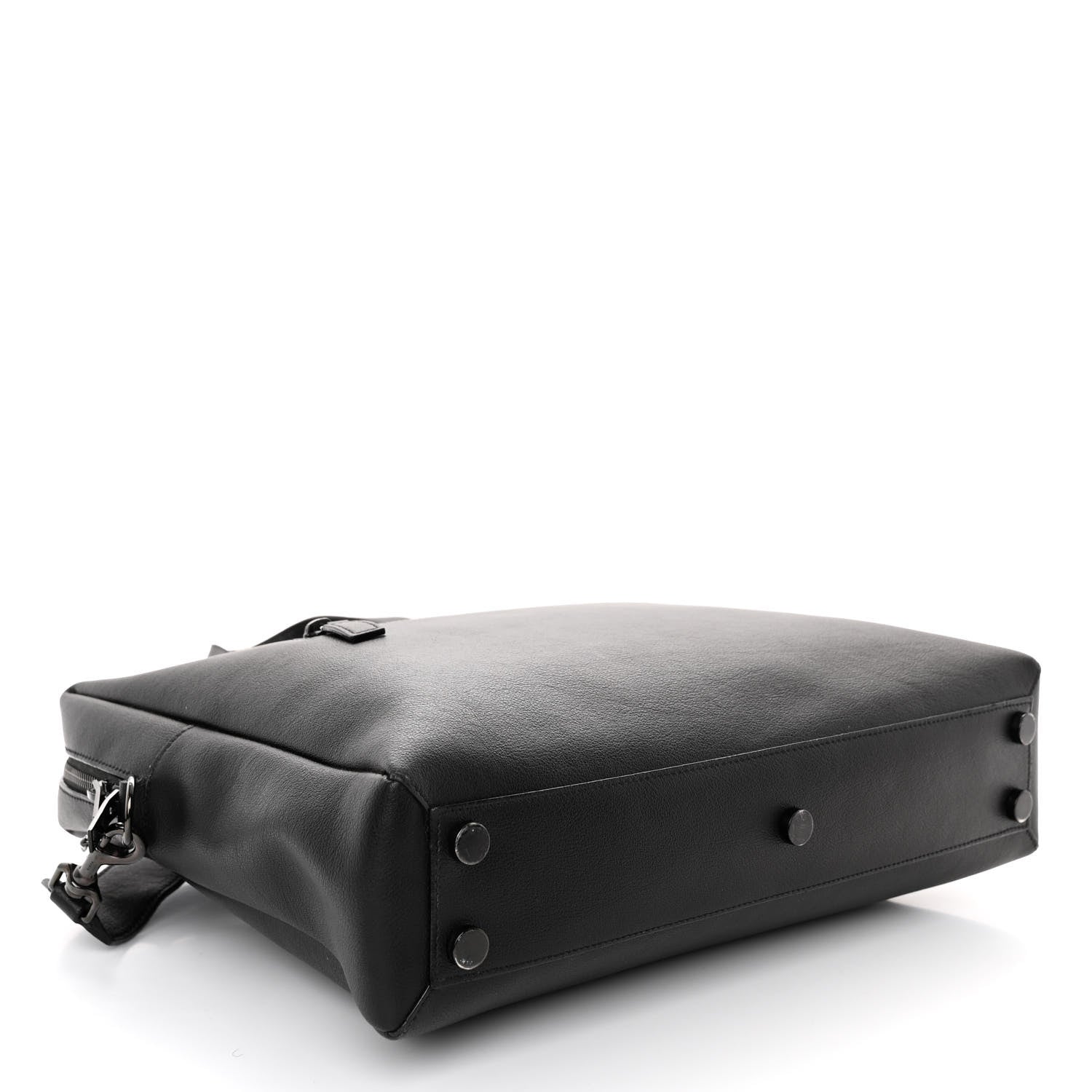 Saint Laurent Calfskin Bold Briefcase Black 4 of 8