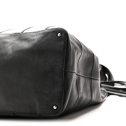 Chanel Calfskin Square Stitched Tassel Bag Black 10 of 10