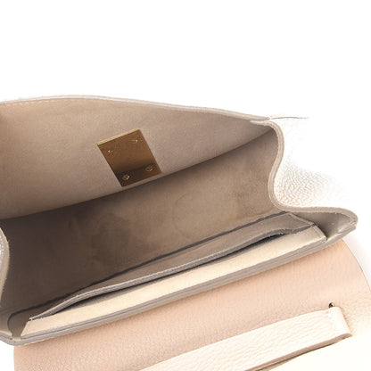 Chloe Grained Lambskin Drew Shoulder Bag Abstract White 5 of 11