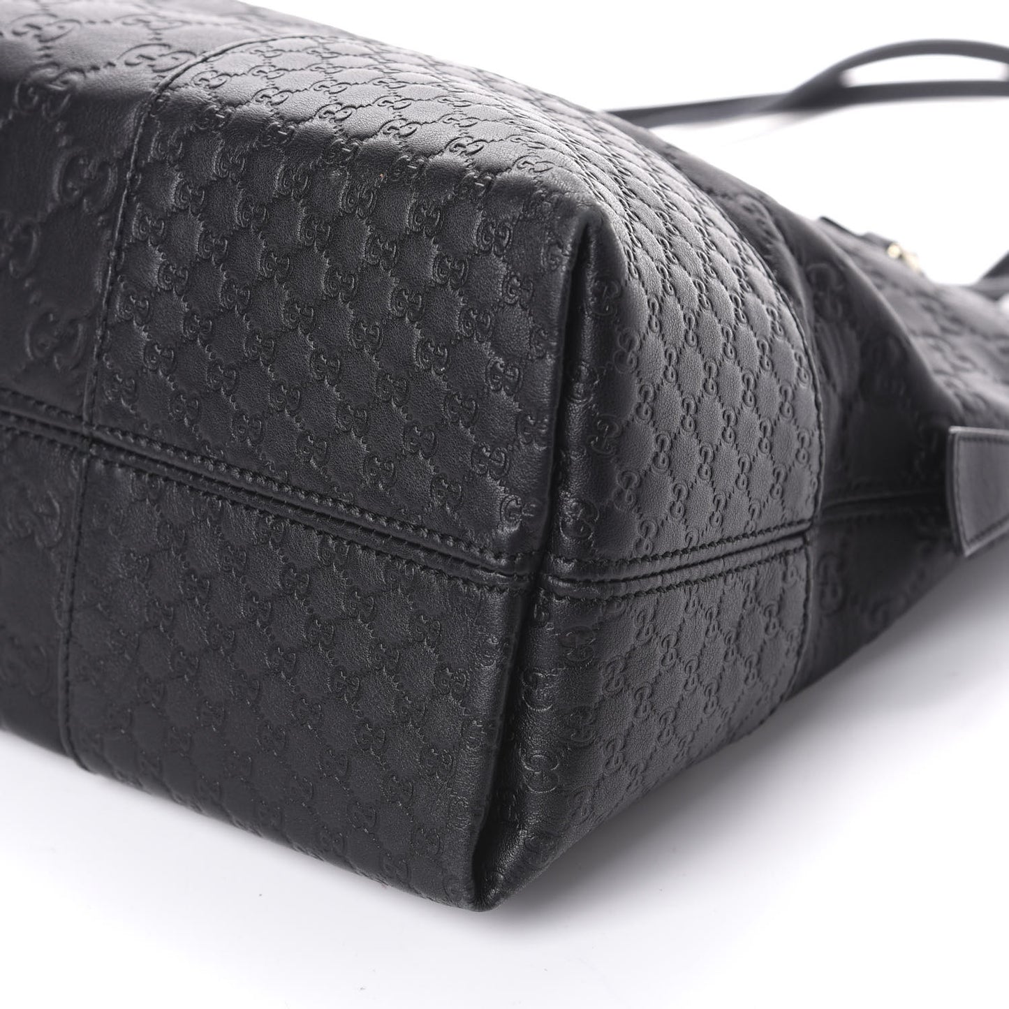 Guccissima Medium Bree Shoulder Bag Black