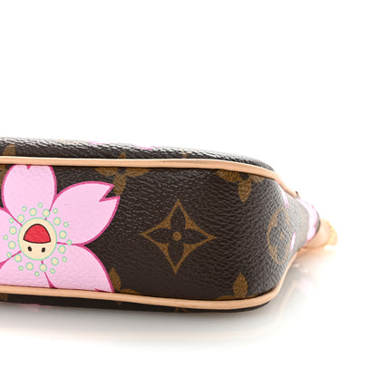 Louis Vuitton LV X TM Monogram Pochette Accessories Sakura Brown 9 of 10