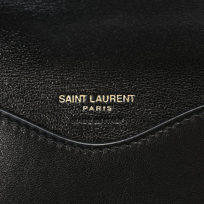 Saint Laurent Lambskin Chevron Quilted Medium Loulou Urban Grey 8 of 12
