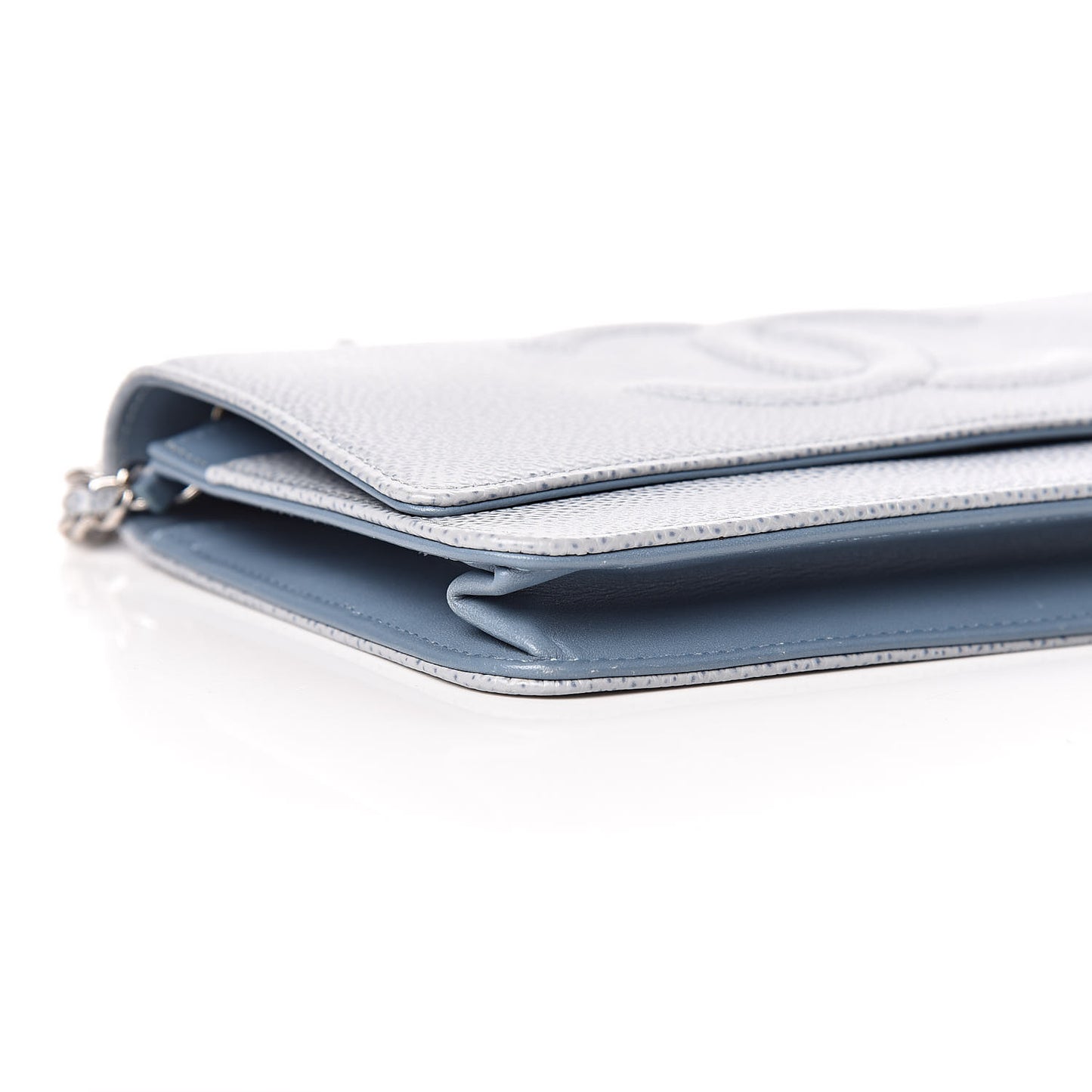 Caviar Timeless CC Wallet On Chain WOC Light Blue