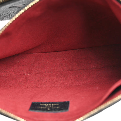 Louis Vuitton Empreinte Monogram Giant Multi Pochette Accessories Black Beige 5 of 9