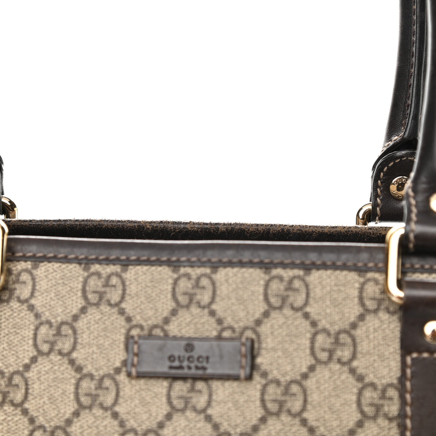 Gucci GG Plus Monogram Joy Vertical Tote Dark Brown 14 of 17