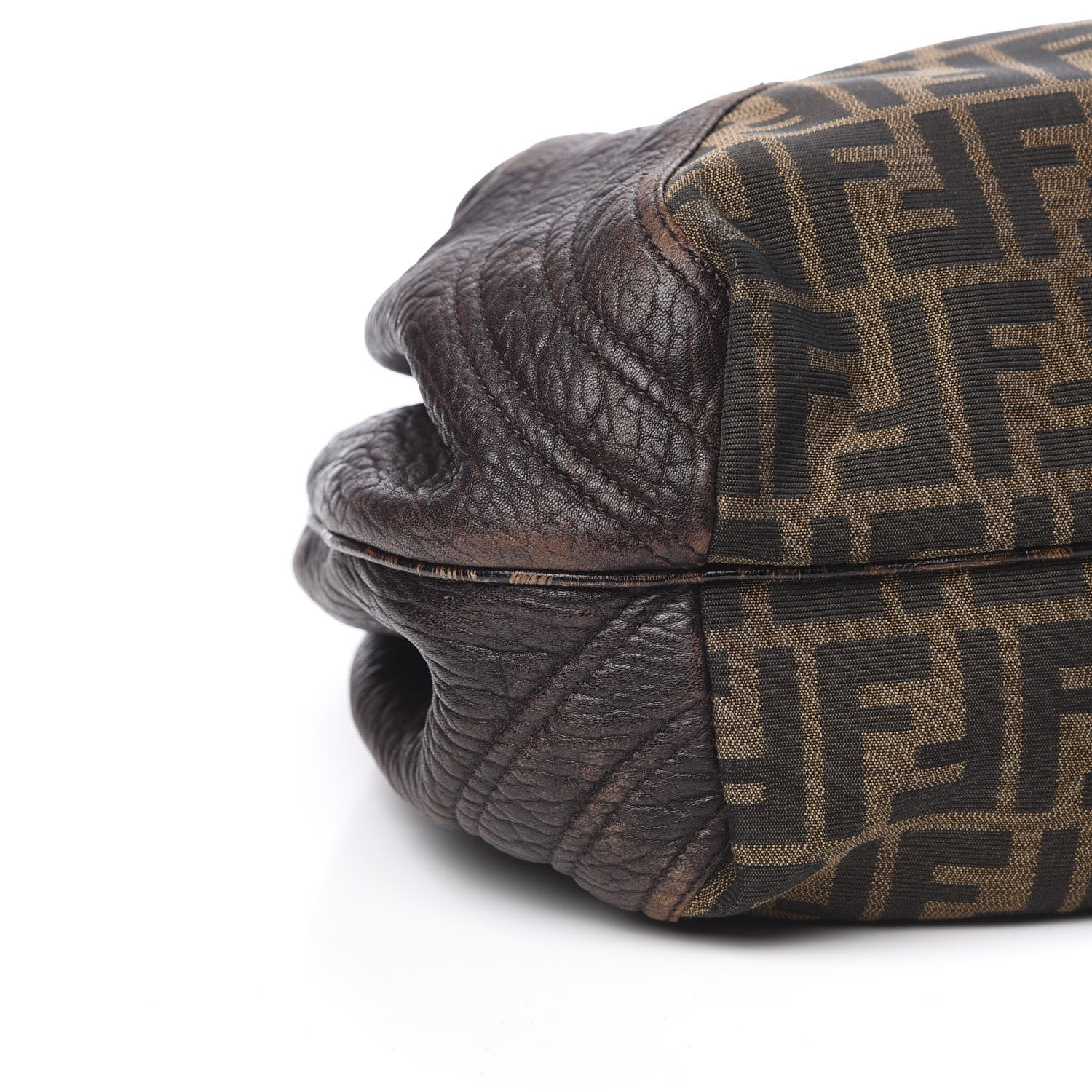 Fendi Zucca Nappa Nuvolata Vitello Tortuga Spy Tobacco Moro 8 of 10