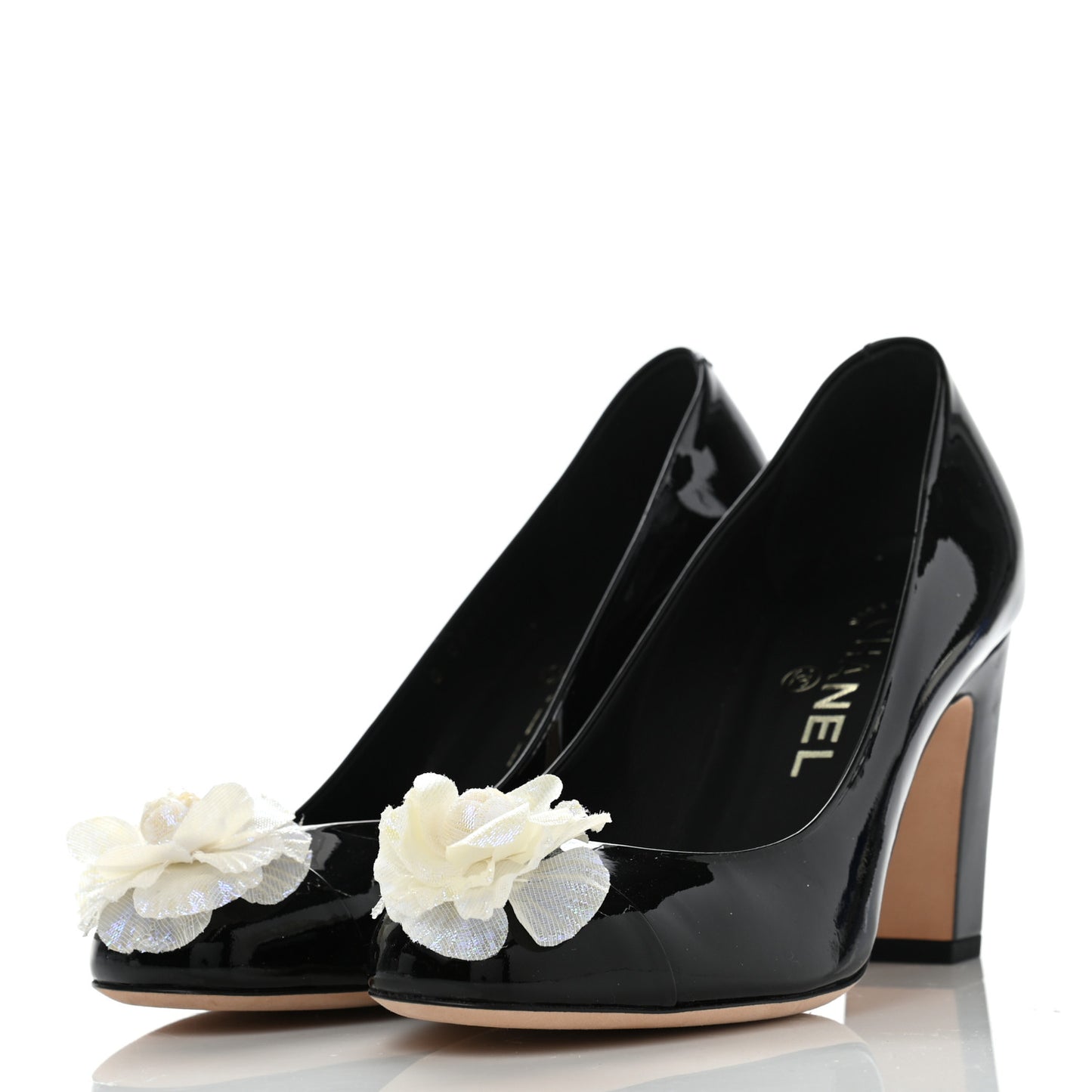 Patent Camellia CC Cap Toe Pumps 37 Black