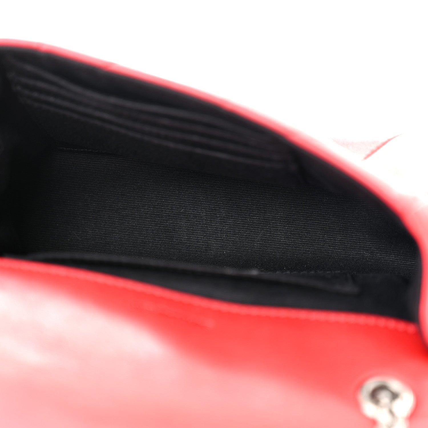 Saint Laurent Lambskin Patchwork Monogram Small Jamie Red 5 of 14