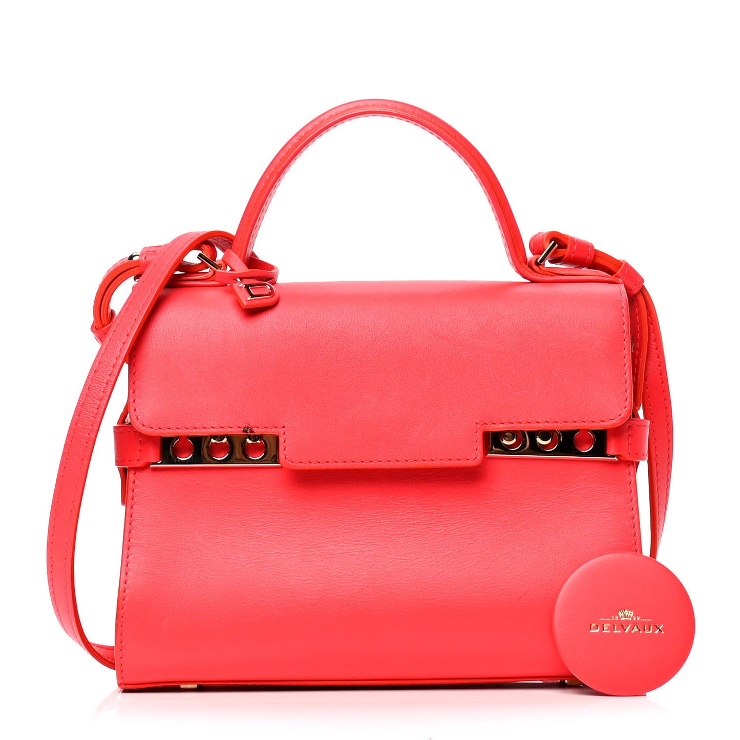 Calfskin Mini Tempete Satchel Rose Candy