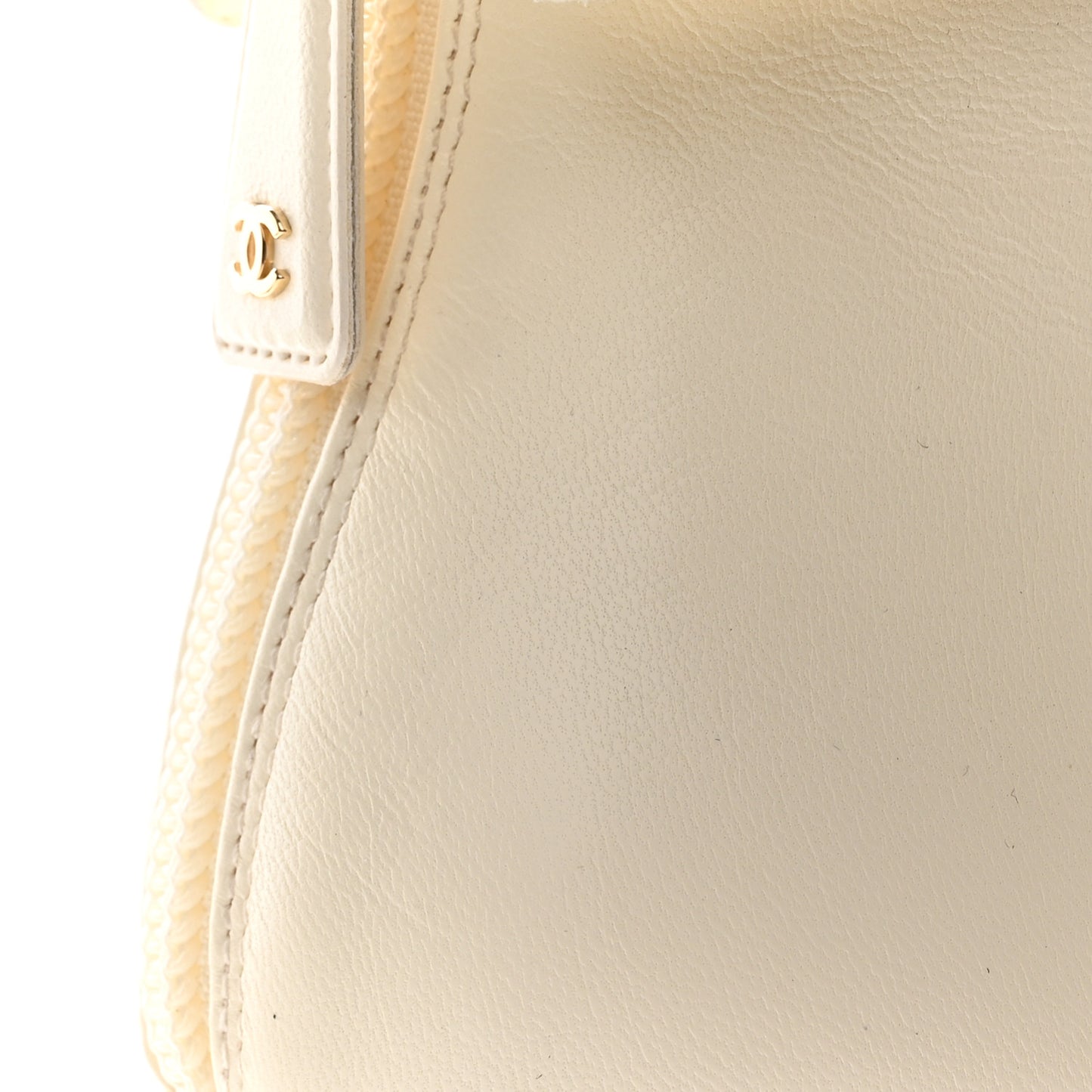 Lambskin Grosgrain Triangle & Collar 90 Ankle Boots 38 Ivory Black