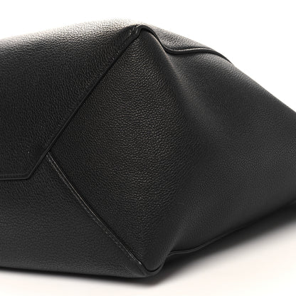 Celine Soft Grained Calfskin Small Belt Cabas Phantom Black 10 of 10