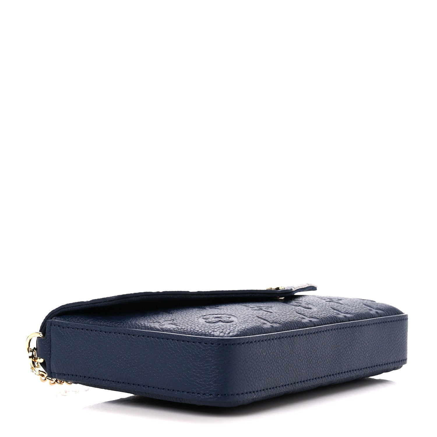 Louis Vuitton Empreinte Pochette Felicie Chain Wallet Navy 5 of 14