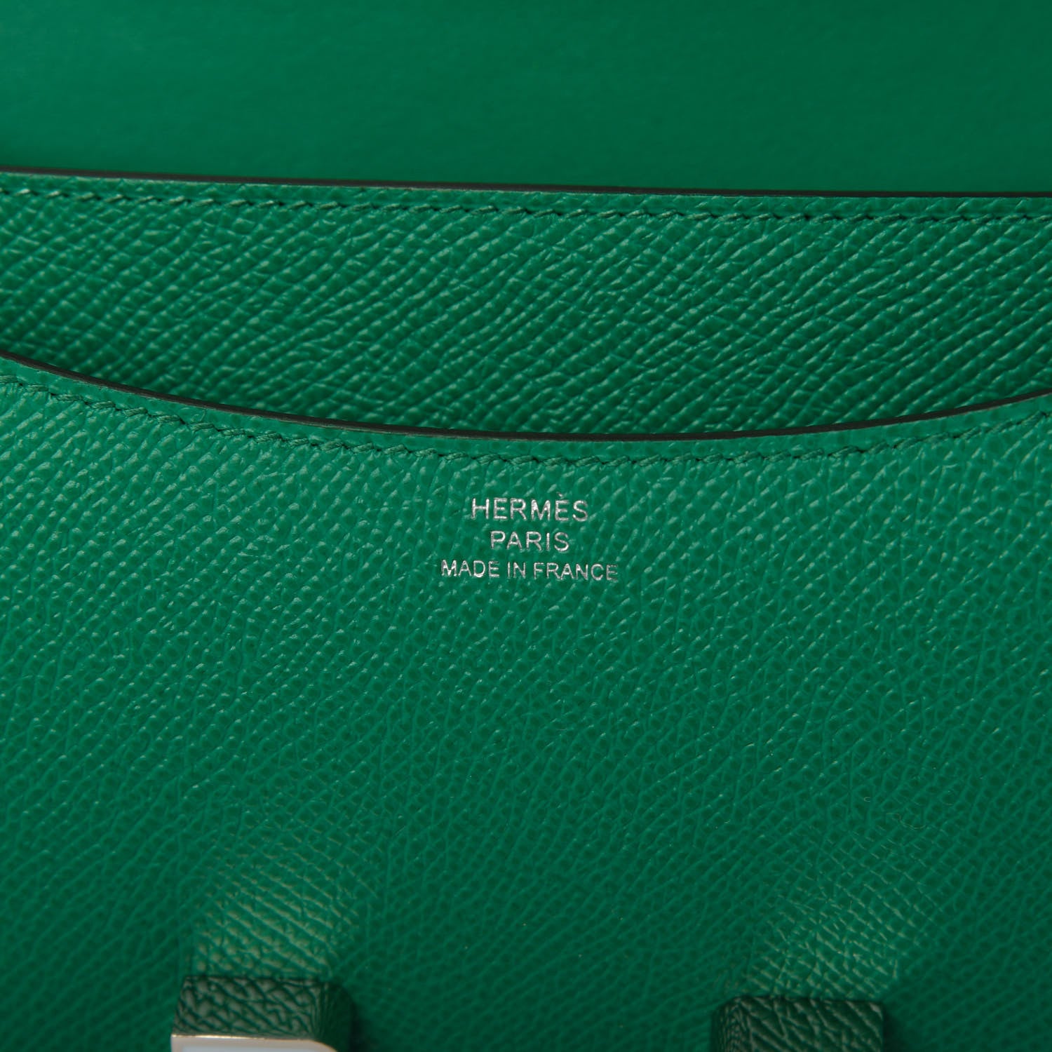 Hermes Epsom Enamel Constance 18 Vert Jade Bleu Brume 8 of 11