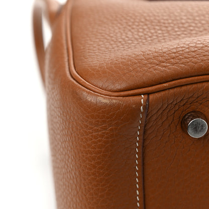 Hermes Taurillon Clemence Lindy 30 Gold 12 of 16