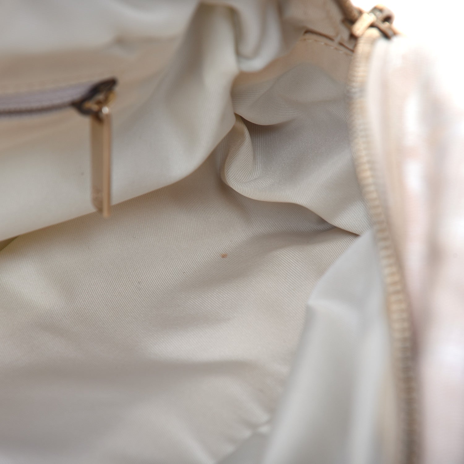 Chanel Nylon Travel Bowler Beige 10 of 12