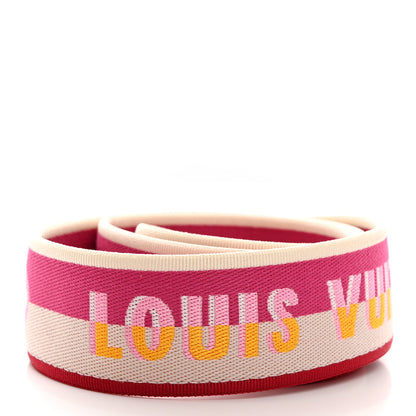 Louis Vuitton Jacquard Speedy Bandouliere 20 Shoulder Strap Fuchsia 2 of 3