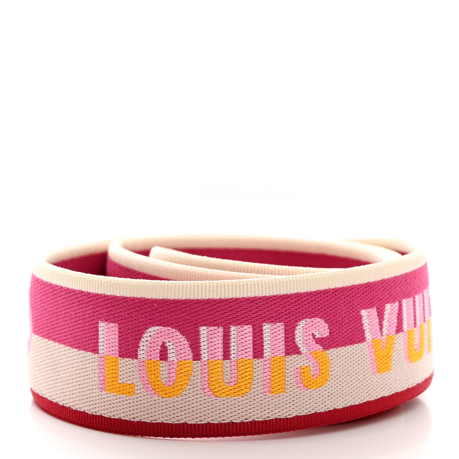 Louis Vuitton Jacquard Speedy Bandouliere 20 Shoulder Strap Fuchsia 2 of 3