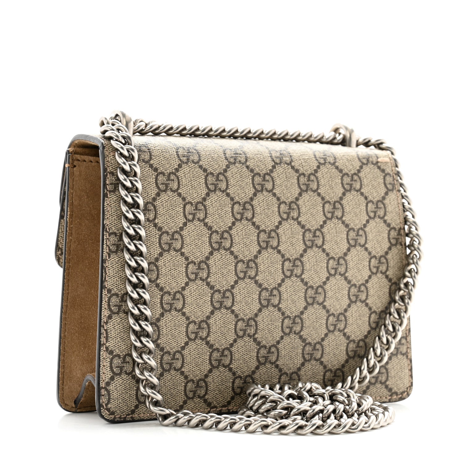 Gucci GG Supreme Monogram Mini Dionysus Shoulder Bag Taupe 3 of 14