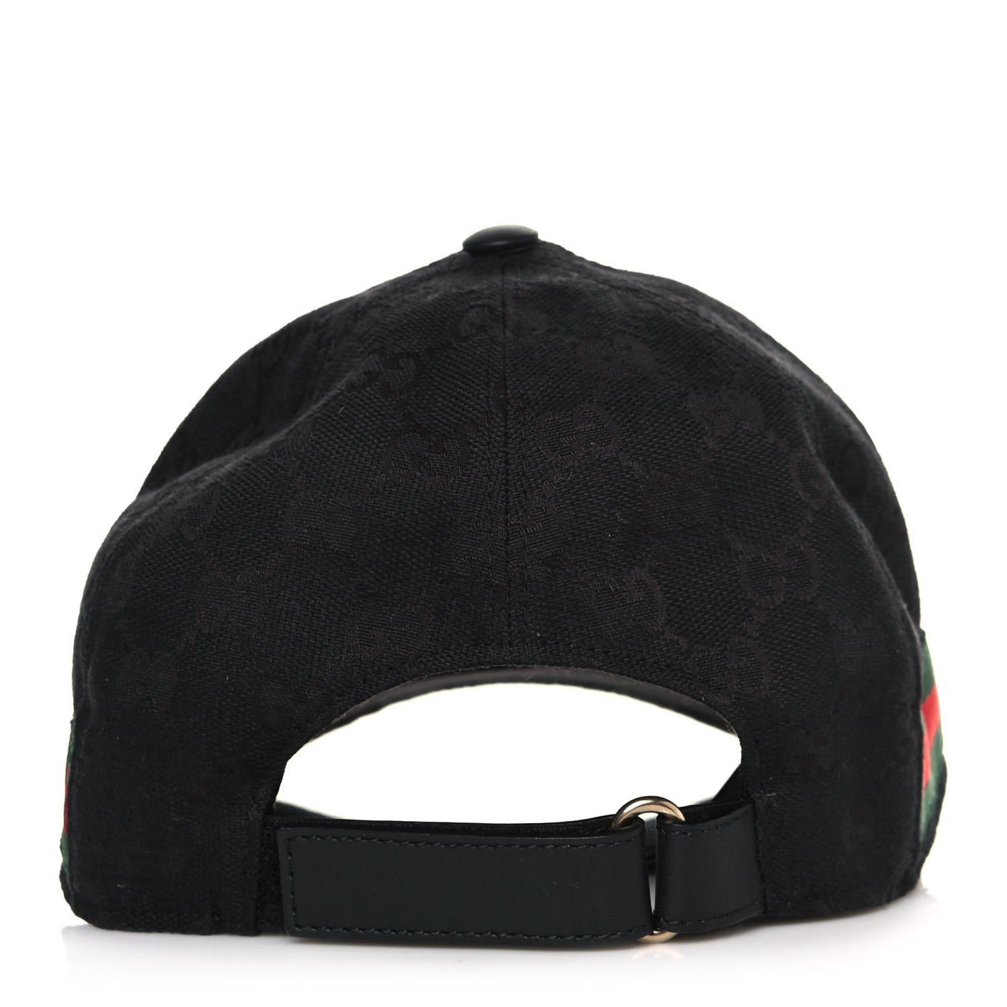 Monogram Web Baseball Hat S Black