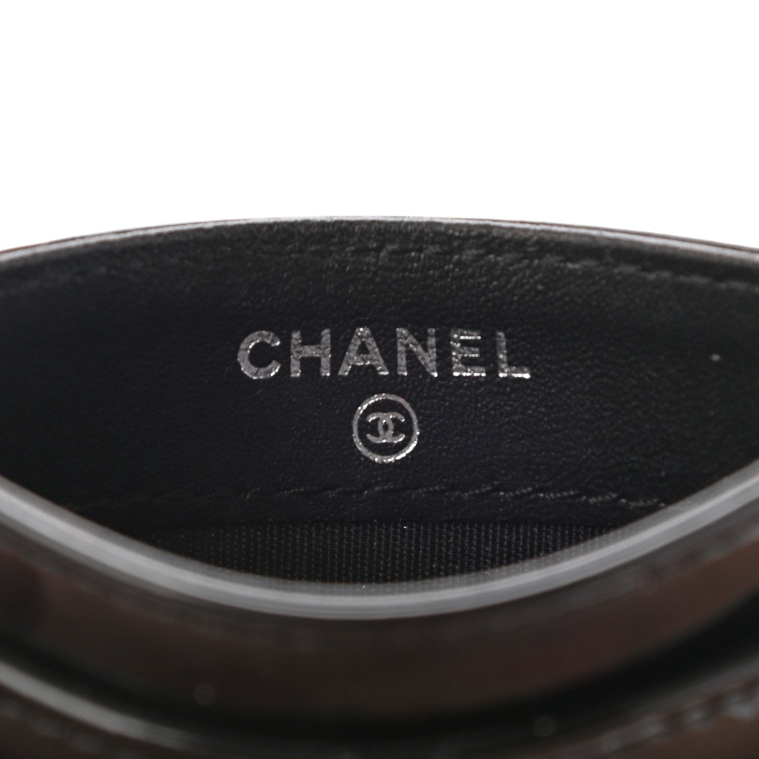 Chanel Patent Quilted Brilliant Card Holder Black 6 of 10
