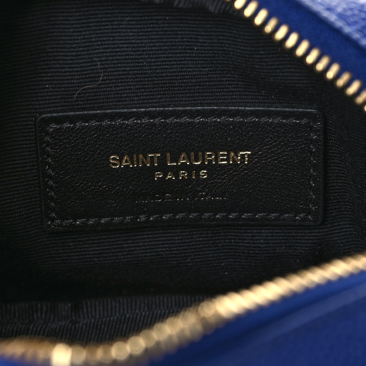 Grain De Poudre Matelasse Monogram Baby Lou Camera Bag Sapphire Blue