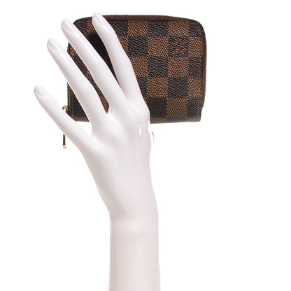 Louis Vuitton Damier Ebene Zippy Coin Purse 2 of 7