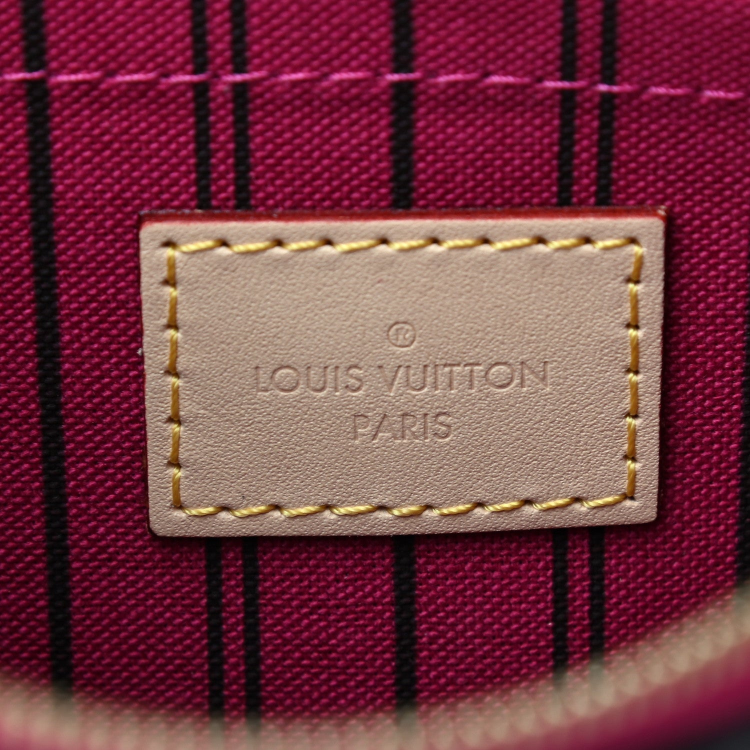 Louis Vuitton Monogram Neverfull MM GM Pochette Pivoine 6 of 8
