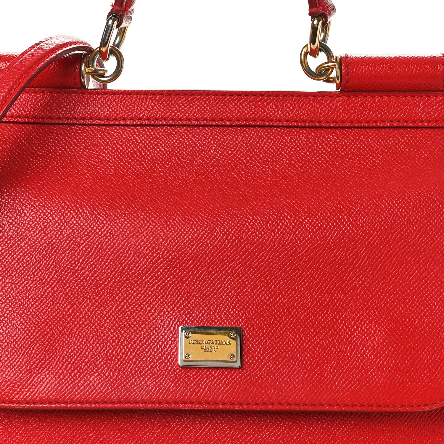 Dolce & Gabbana Dauphine Medium Miss Sicily Satchel Dark Red 7 of 10