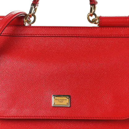 Dolce & Gabbana Dauphine Medium Miss Sicily Satchel Dark Red 7 of 10