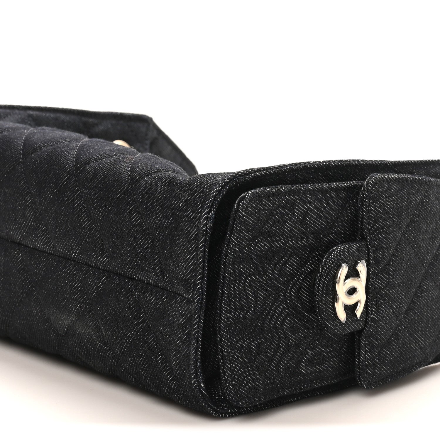 Chanel Denim Quilted Mini Chanel 25 Handbag Dark Blue 9 of 9