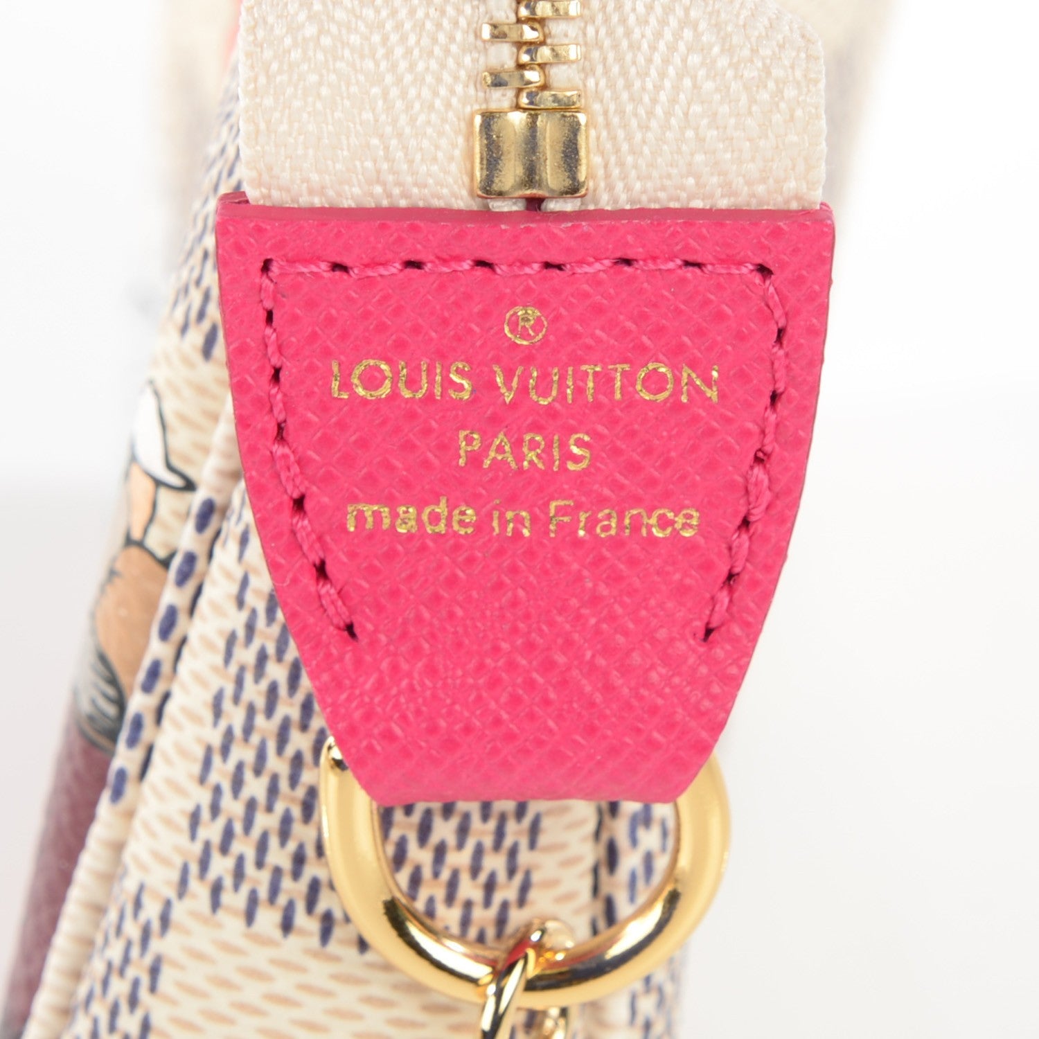 Louis Vuitton Damier Azur 2015 Christmas Animation Mini Pochette Accessories 7 of 8