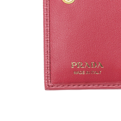 Prada Vitello Move Bifold Wallet Peonia 5 of 7