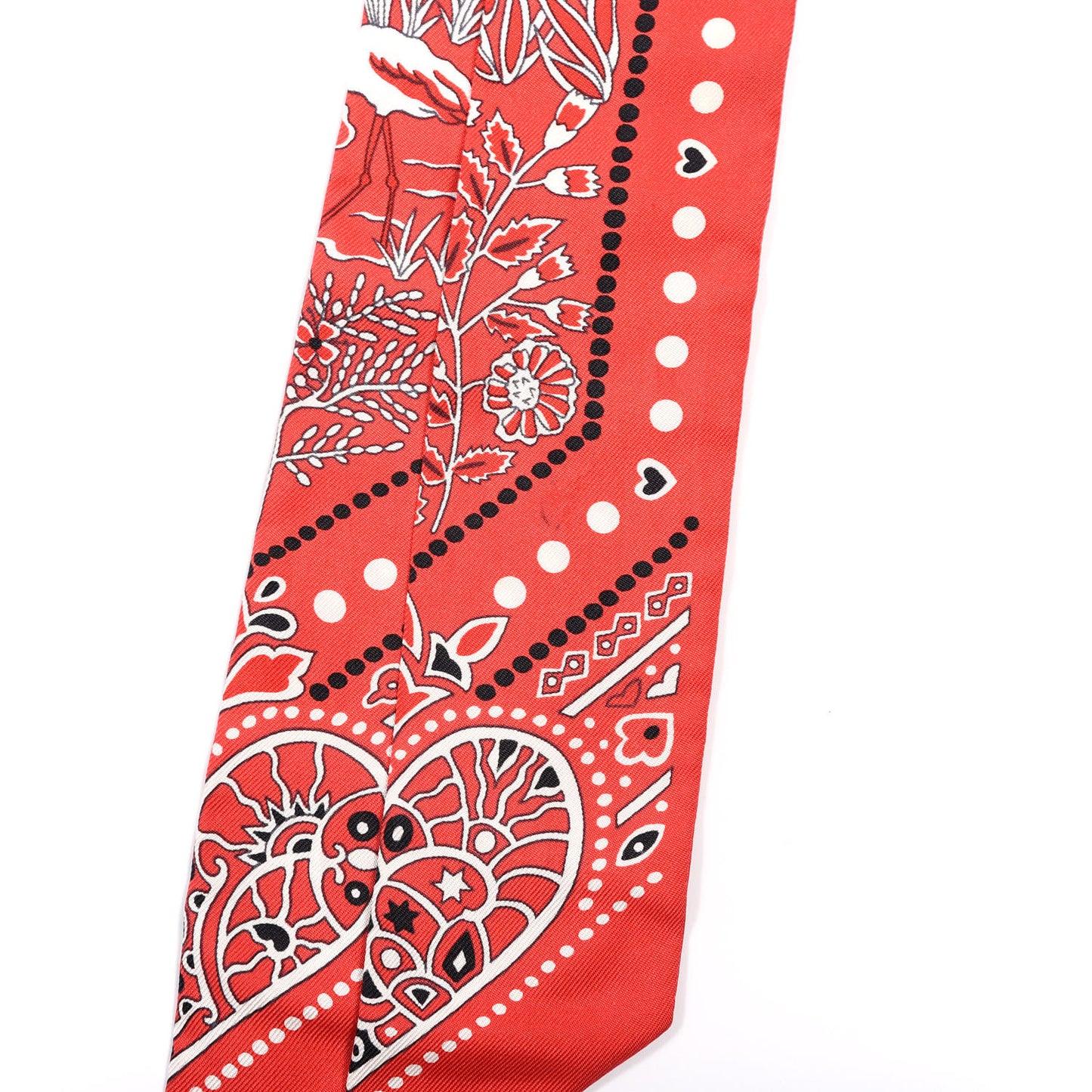 Silk Entre Ciel Et Mer Twilly Rouge White Black