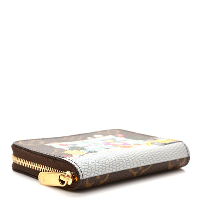 Louis Vuitton Monogram 2022 Christmas Animation New York Soho Zippy Coin Purse Yellow 4 of 6
