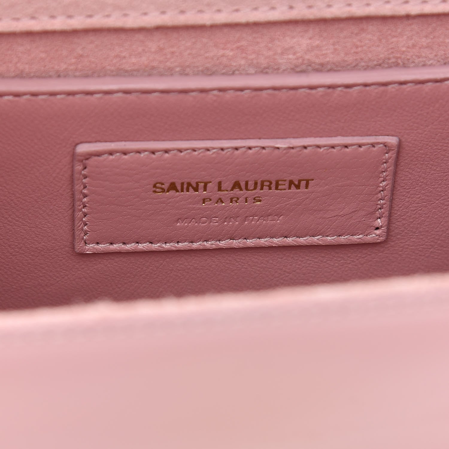 Saint Laurent Patent Small Classic Monogram Kate Satchel Dragee 6 of 10