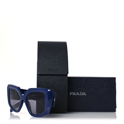 Prada Acetate Symbole Sunglasses SPR 14Z Blue 8 of 8